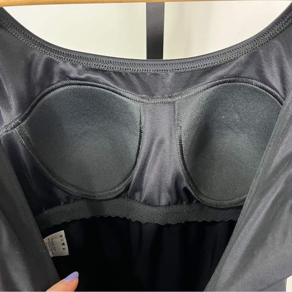 Lands' End Black One Piece Swimsuit Size 8 - Picture 3 of 4